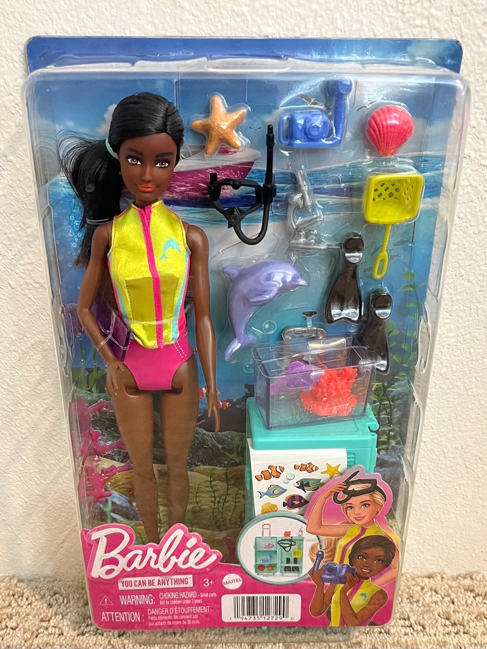 Barbie You Can Be Anything Careers Marine Biologist Doll & Playset Accessories